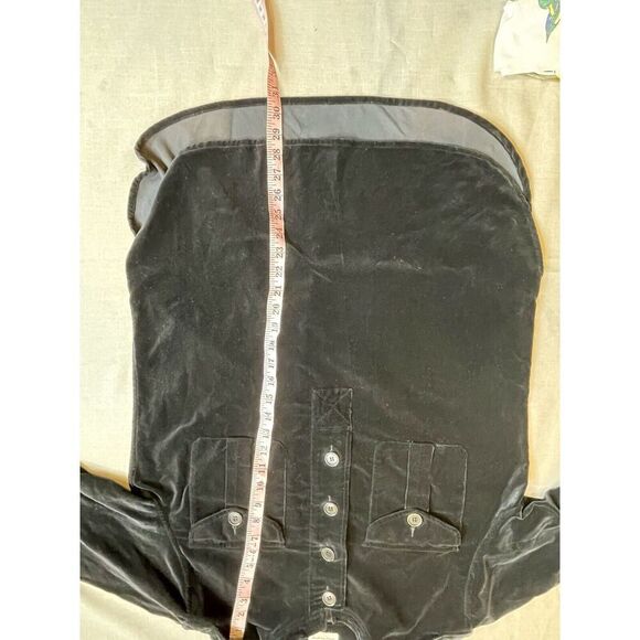 Dries Van Noten Black Velvet Tunic Mens Size  M 48 - Picture 7 of 12